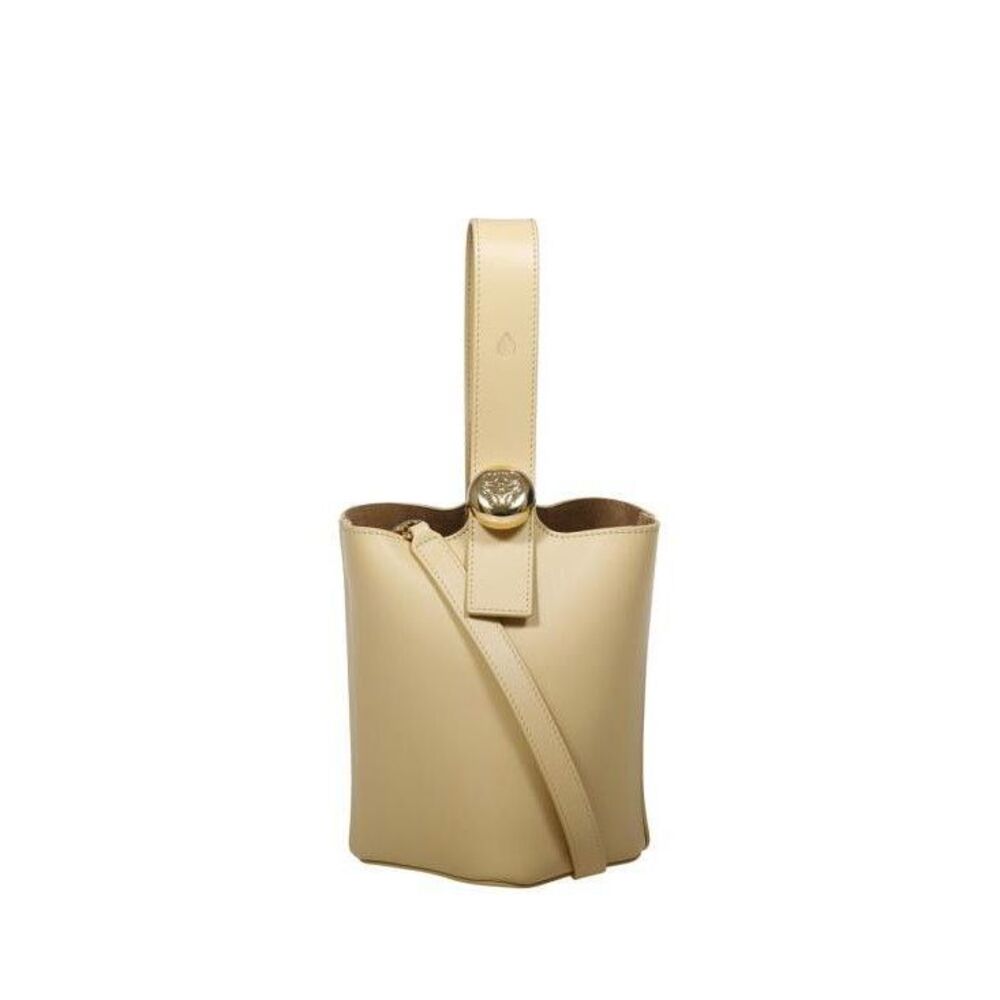 Mini Pebble Bucket In Smooth Calfskin Bucket Bag